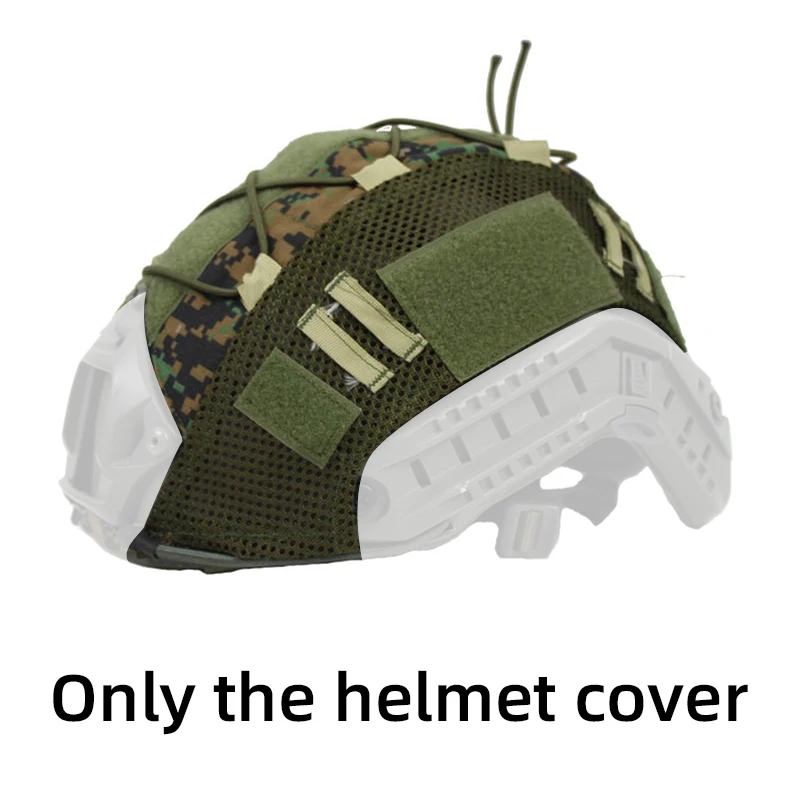 Capa tática do capacete para Fast MH, PJ, BJ, Airsoft Paintball, capacete do exército, acessórios militares, protetores, 1pc