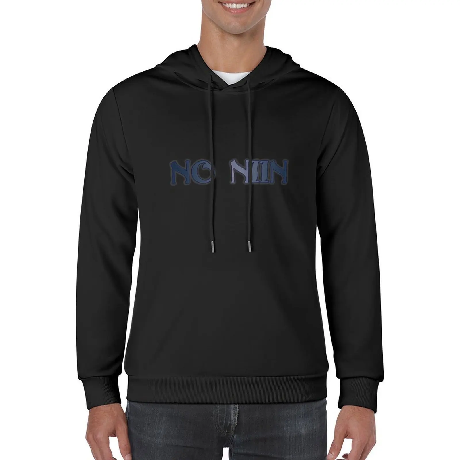เสื้อฮู้ด No niin เสื้อผ้าแฟชั่นฤดูใบไม้ร่วงสำหรับผู้ชาย สไตล์อนิเมะ