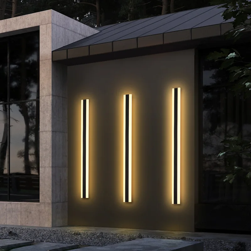 Imagem -02 - Modern Outdoor Led Impermeável Wall Lamp Insect Proof Villa Quarto e Decoração Home Ip65