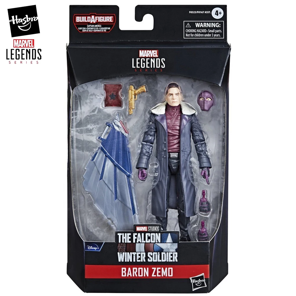 In-Stock Hasbro Marvel Legends Baron Zemo (The Falcon and The Winter Soldier) Collectible 15 cm Anime Action Figure Model Toys