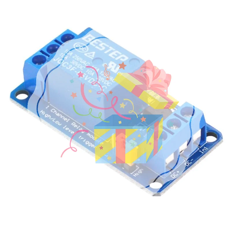 3.3V 5V 12V 24V 1 Channel Relay Module High And Low Level Trigger Dual Optocoupler Isolation Relay Module Board