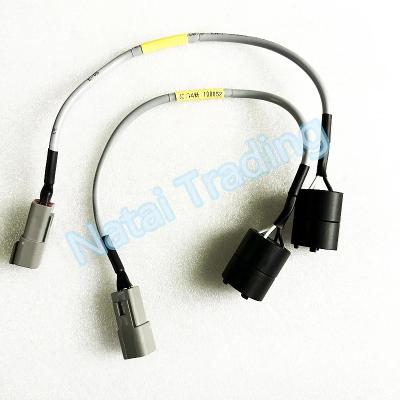 CRIN4 Diesel Common Rail Injector 0445120104 Solenoid Valve 4 Pin Signal Cable CRIN Harness Repair Tool for Bosch Benz