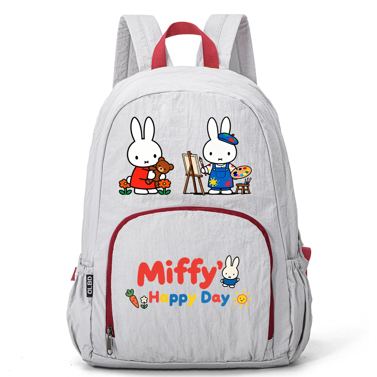 

Новый модный рюкзак с героями мультфильмов Miffy, студенческий рюкзак с большой вместительностью, складной рюкзак для путешествий на открытом воздухе, легкий и прочный
