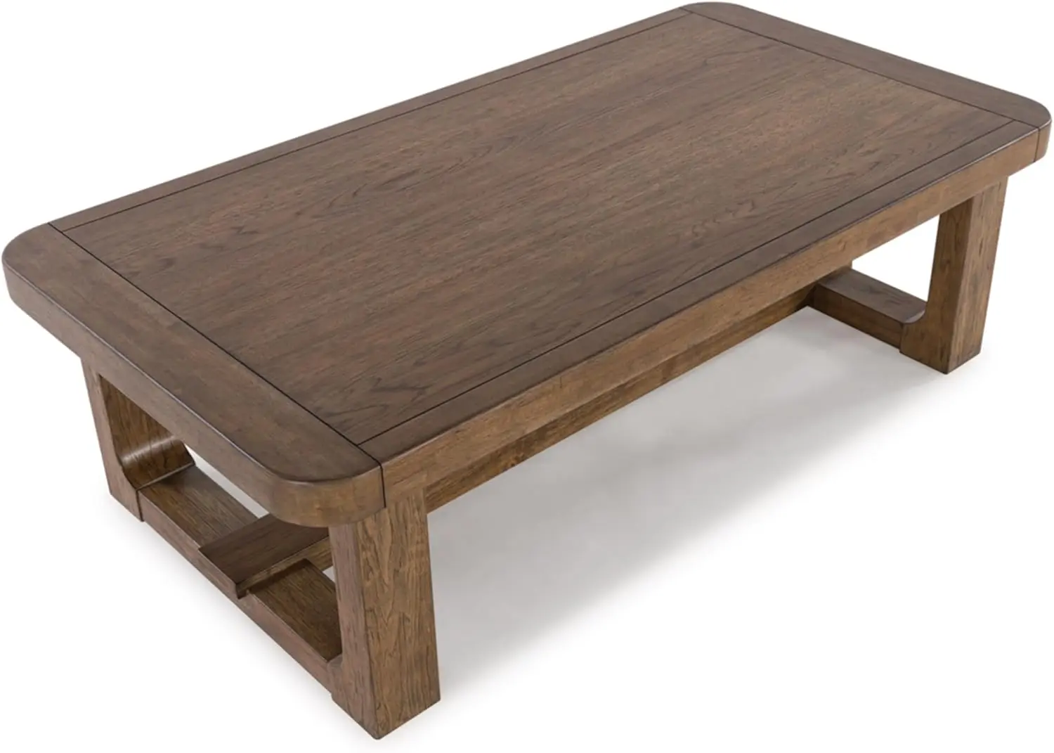 Signature Design by Ashley Cabalynn Traditional Farmhouse Coffee Table, low coffee table