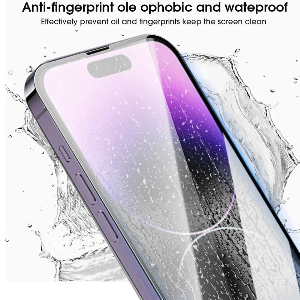 1-3 Piezas Protector de Pantalla de Vidrio Claro HD para iPhone 16 17 Pro Max Vidrio Templado para iPhone 17/17Pro/17ProMax/17Air 6
