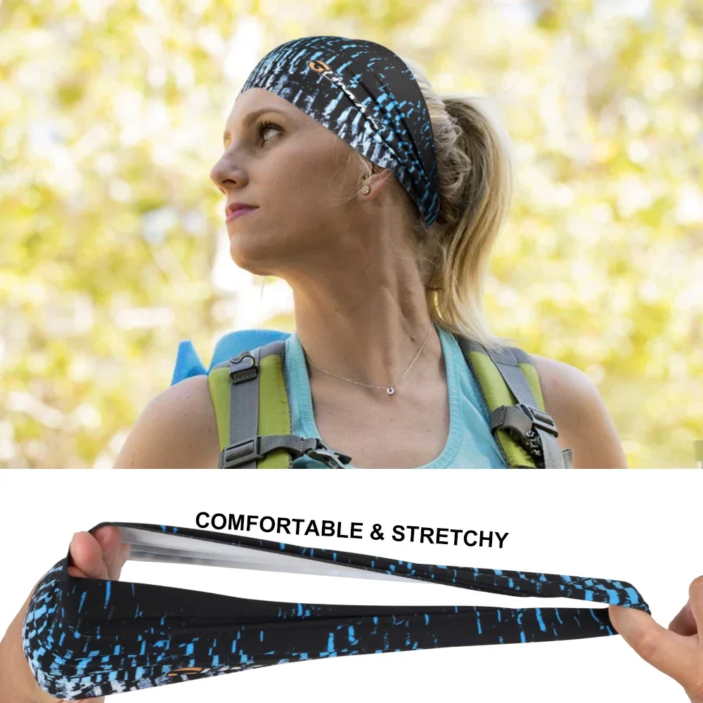 Sports Yoga Headband Sweatband Elastic Hairband Adjustable Headwear Running Gym Cycling Tennis Fitness Head Band Hair Bandage