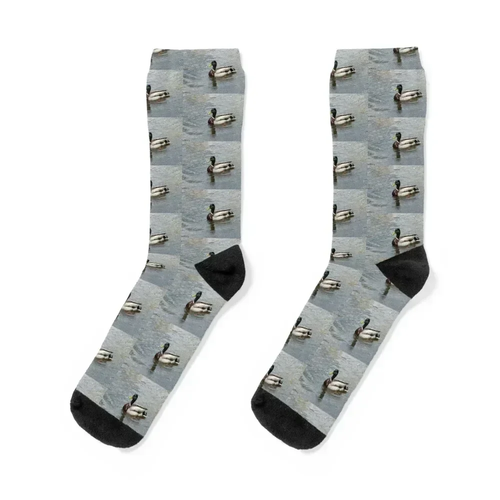 Drake Mallard Duck Socks funny sock floor japanese fashion Men's Socks Luxury Women's