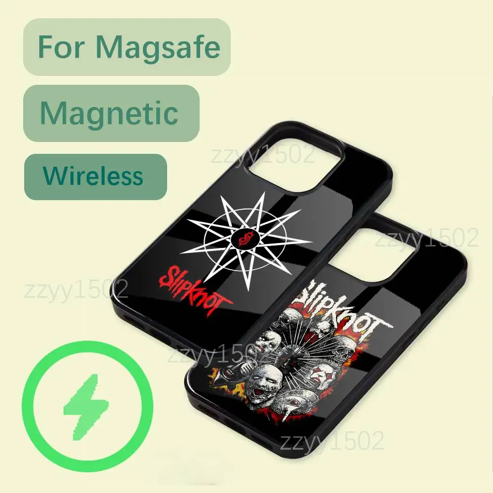 

Band S-SlipknotS Psychosocial Phone Case For iPhone 17,16,15,14,13,12,11,Pro,Max,Plus,Mini,SE4,E Magsafe Wireless Charging