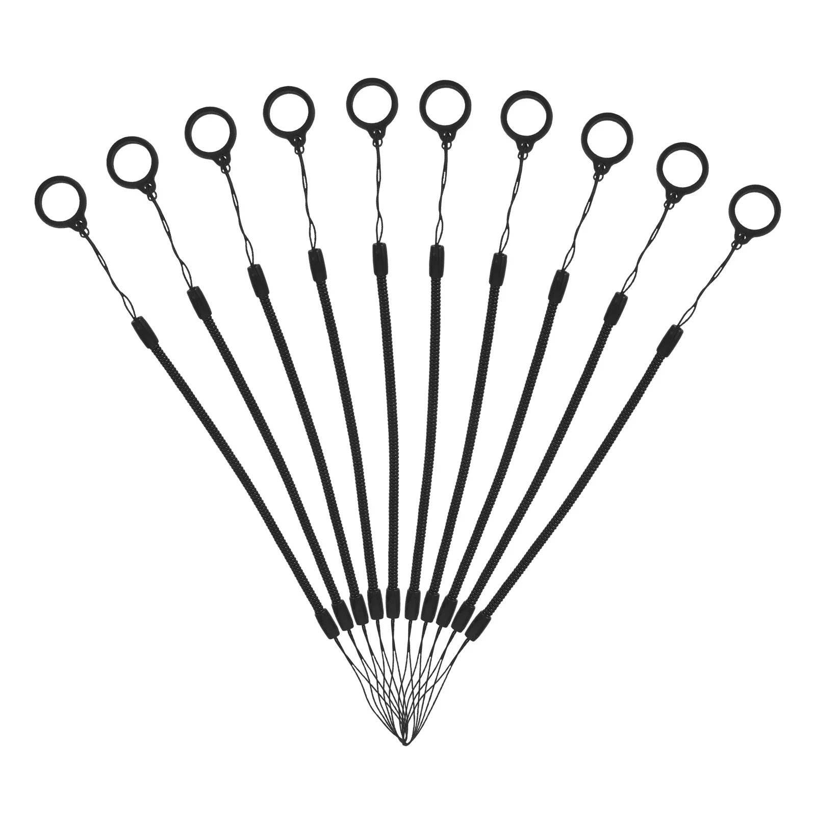 10 قطعة قلم ستايلس لمكافحة خسر قابل للسحب مطاطا الحبل الربيع حزام مريحة شريط للرسغ حامل حبل المعصم الحبل