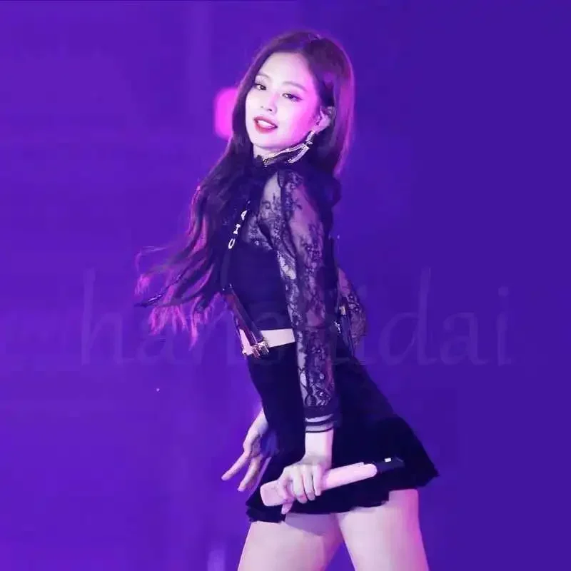 Jennie Outfit Black Jazz Dance Stage Gogo Dancer Costume Kpop Rave Clothes Women Festival Clothing Idol Tops Skirt Belt Bra