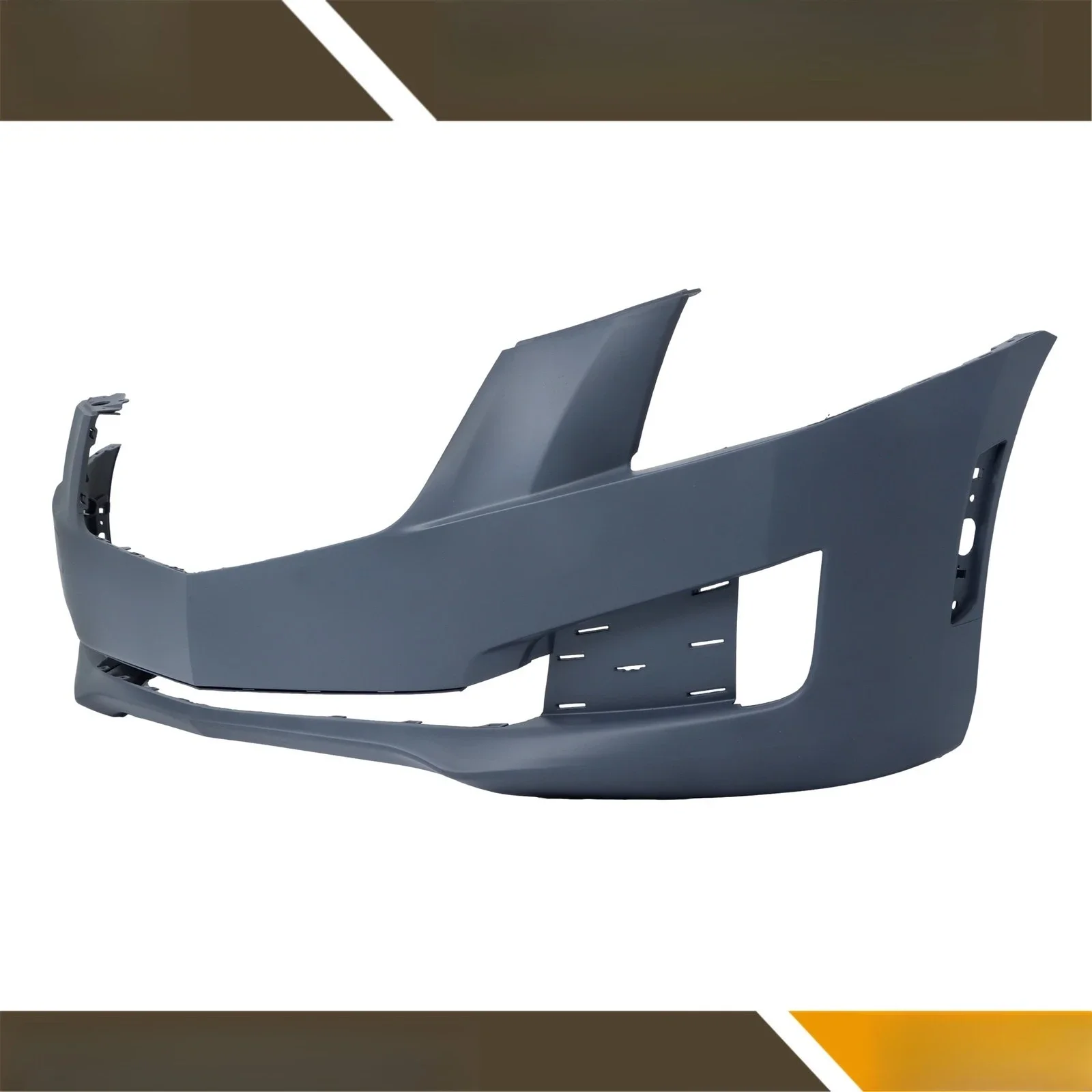

Front Bumper Cover For 13-14 Cadillac ATS w/o Park Assist Holes 22878683