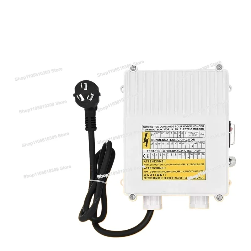 Deep Well Pump Junction Box, Submersible Pump External Capacitor Box, Single-phase Deep Well Submersible Pump Switch Box