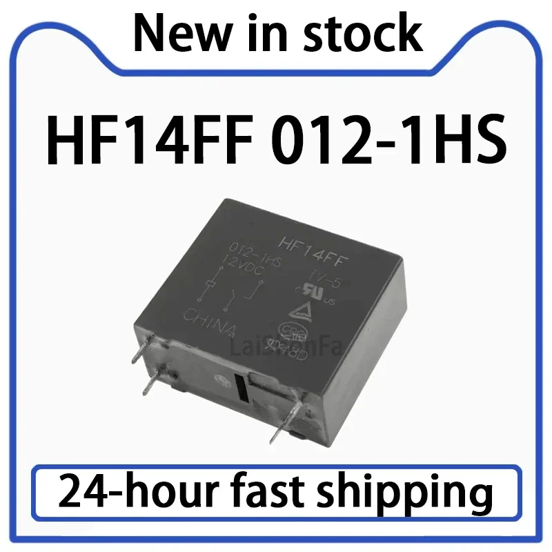 1PCS JQX-14FF HF14FF 012-1HS Relay 4-pin 10A Stock