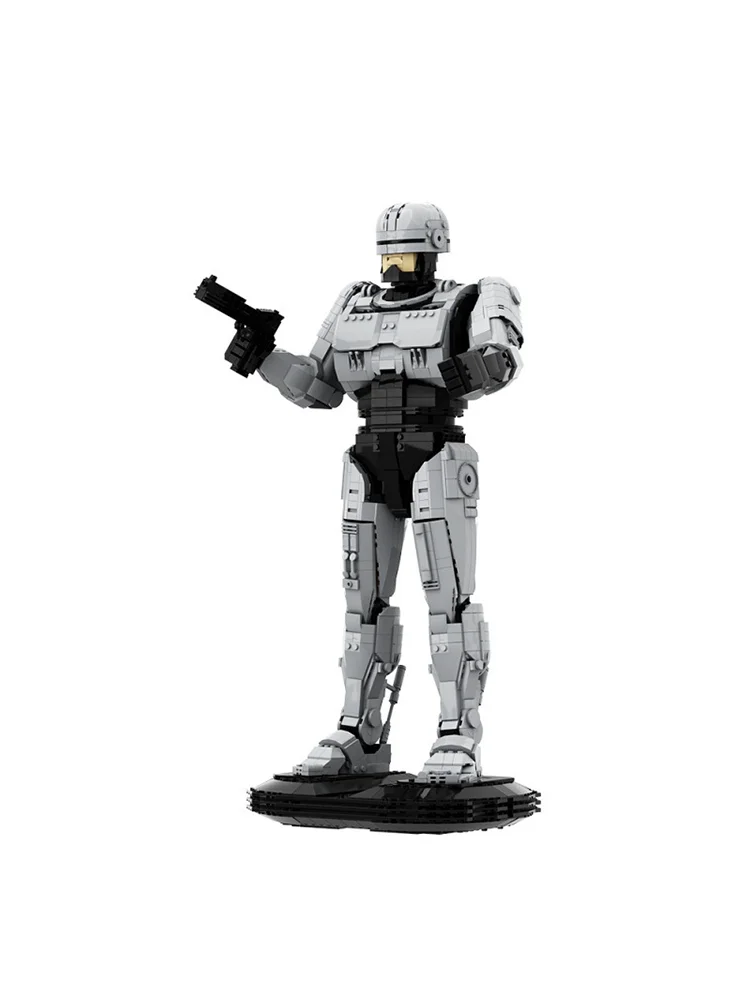 MOC Sci-Fi Robot Bouwstenen Model Figuur DIY Montage Brick Mecha Speelgoed Display Collectible Gift voor volwassenen Kinderen Set - afbeelding 2