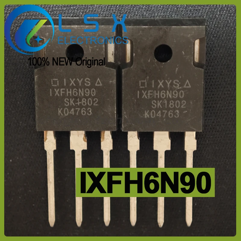10 قطعة IXFH6N90 TO-247 جديدة ومبتكرة #1