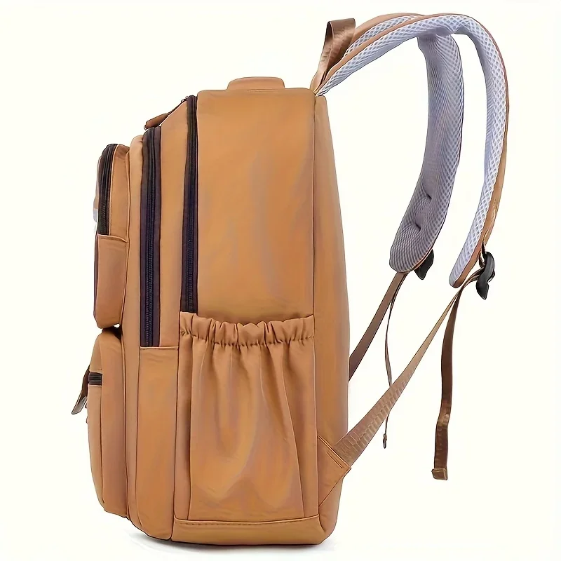 Mochila feminina de grande capacidade, bolsa para laptop com vários compartimentos, viagem, alças confortáveis ajustáveis