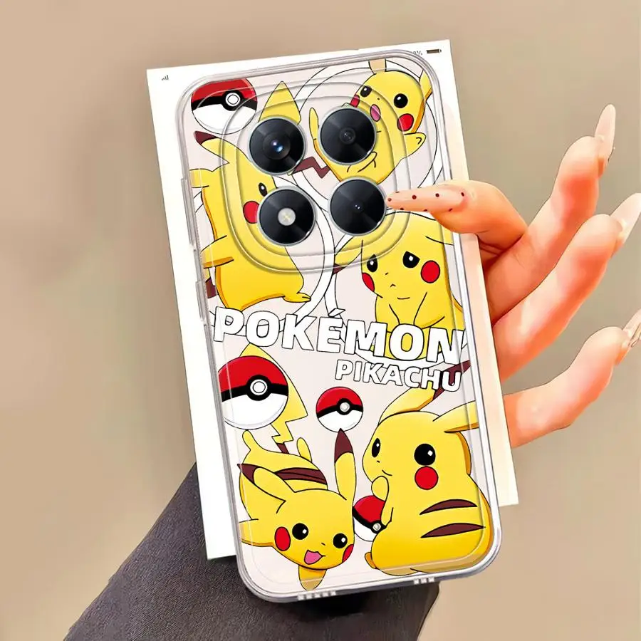 Pokemon Charmander Phone Case for Xiaomi Poco X4 GT X3 NFC X5 X4 M3 X3 Pro Clear Cover #5