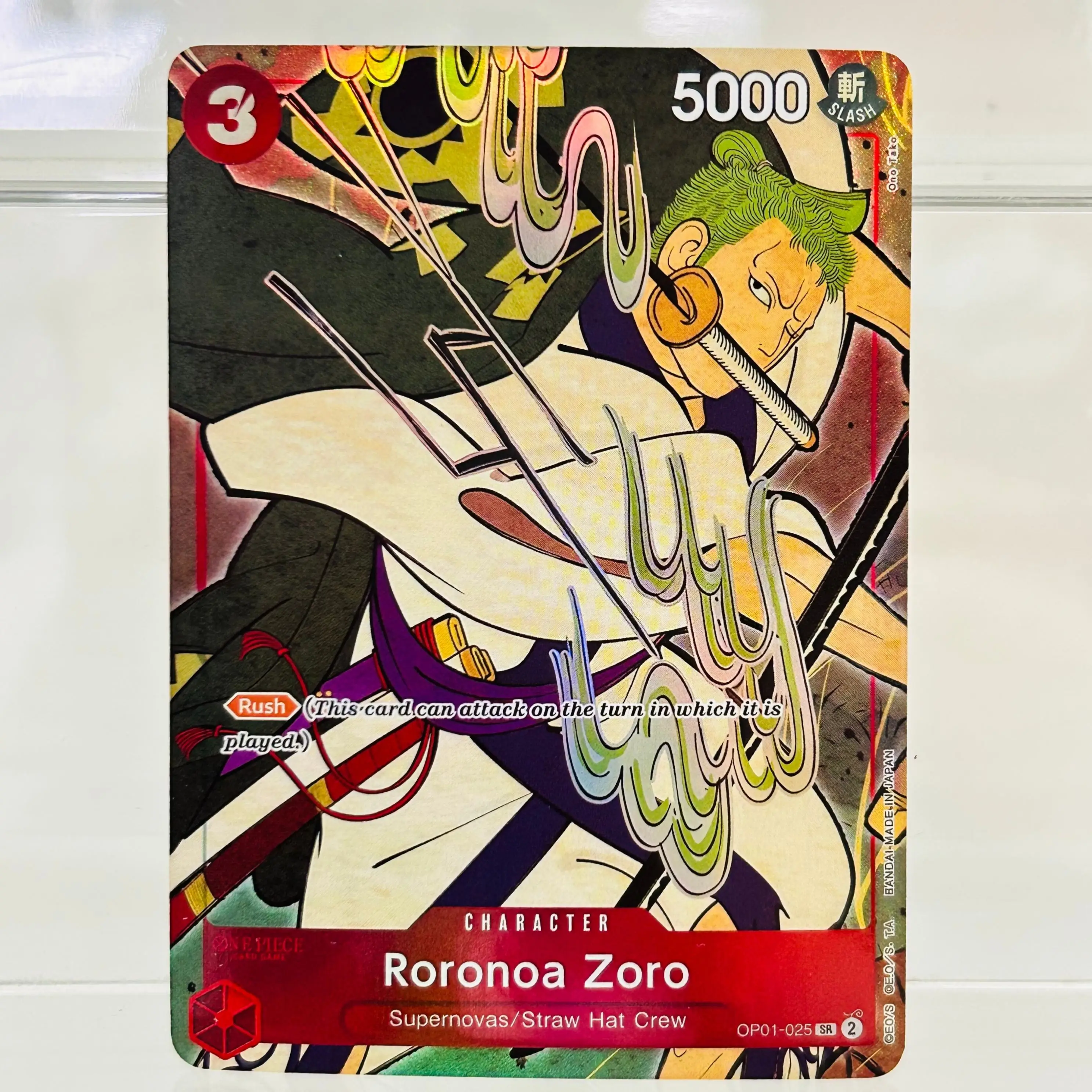 One Piece Tony Tony.Chopper ST01-006 English Card with Holographic Texture Perfect Condition DIY Premium Anime Collection Card