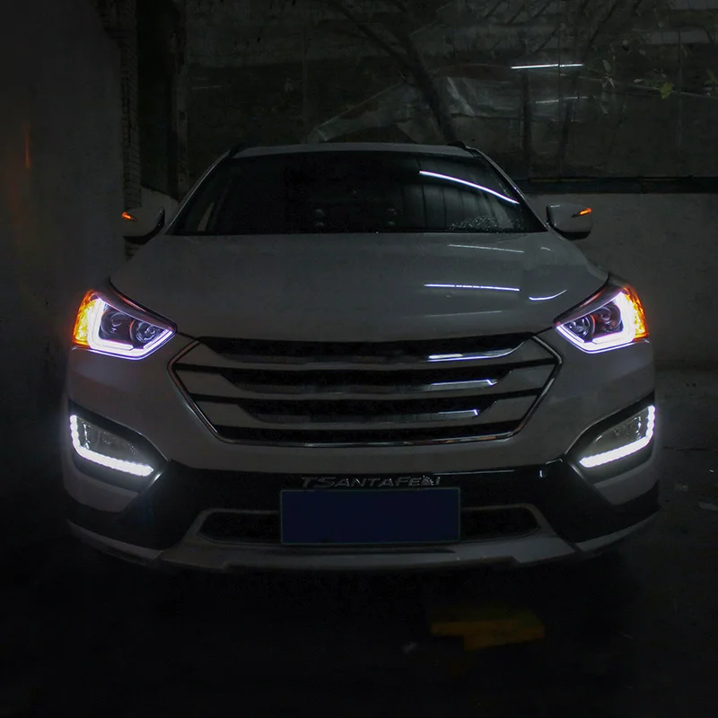 Headlight Assembly for Hyundai Santa Fe IX45 LED daytime running light xenon low beam turn signal