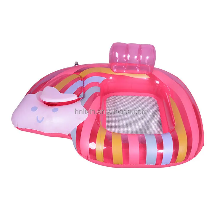 

Summer Water Lounger Floating Bed Swimming Pool Floating Lounge Inflatable Pool Float With Mesh for Kids Adult
