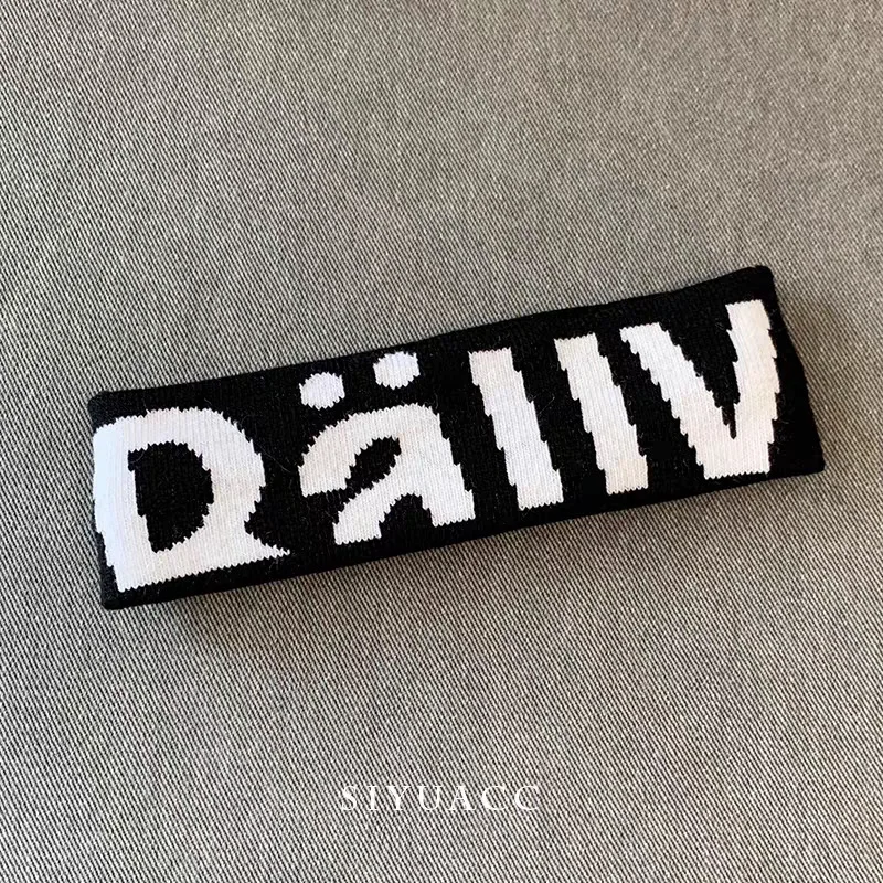 스타 헤어 밴드 한국 패션 고탄성 다용도 심플 스타일 땀 흡수 머리띠