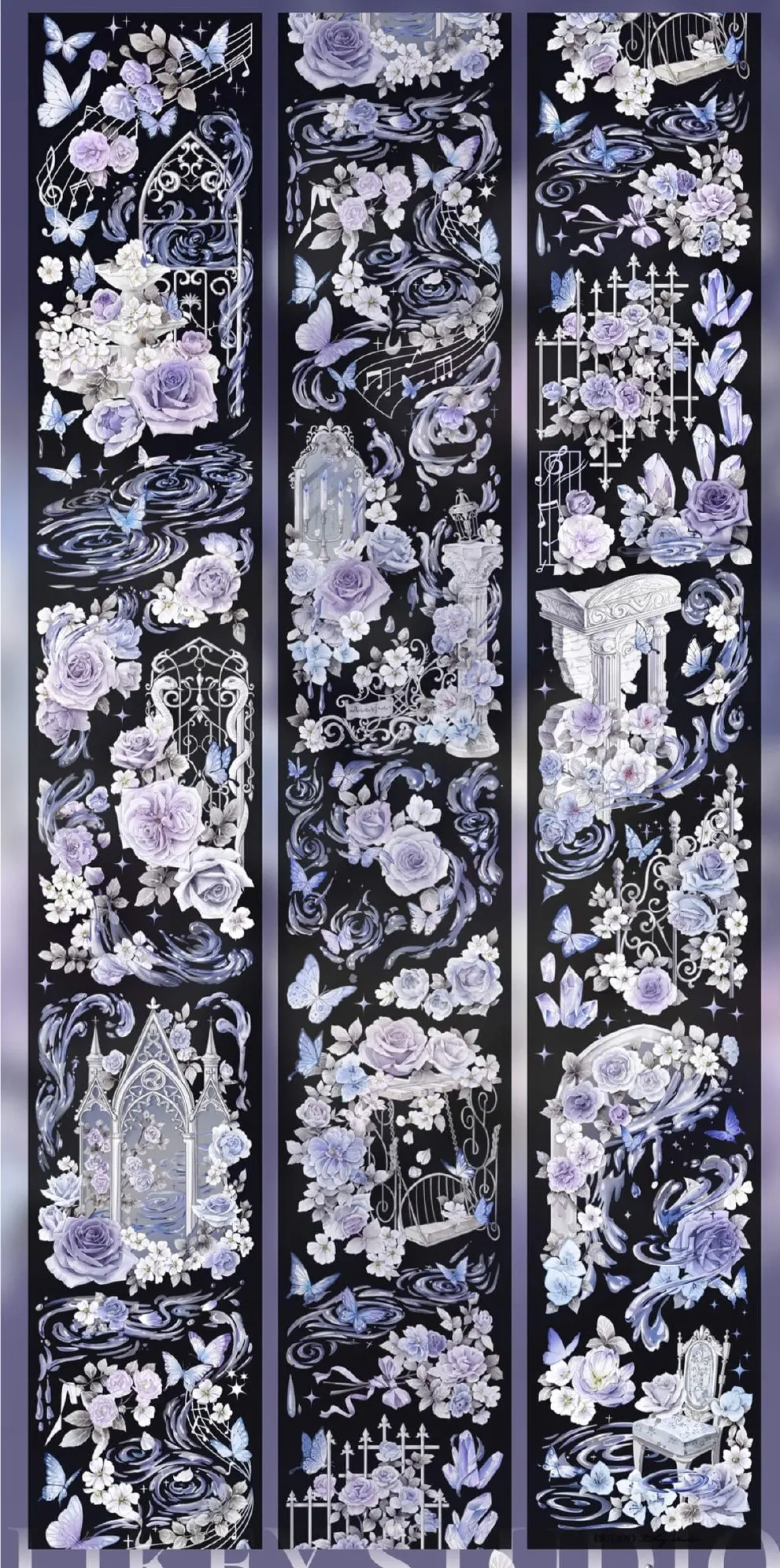 

3Loops Likely Washi PET Tape Samplers / Purple Ting Lan Xi / Dream Xiao Bai Shuang / Night Lily / Haizuka Mansei / Dream Weavin