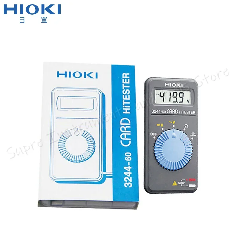 HIOKI 3244-60 Pocket Digital Multimeter CARD HiTESTER