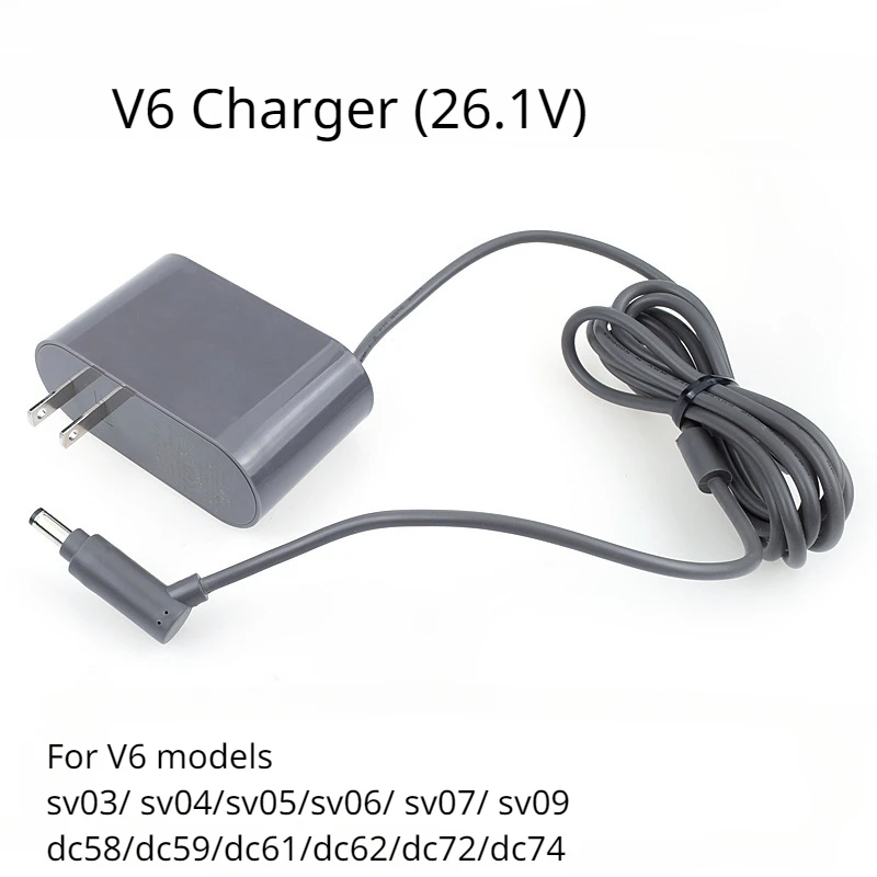 Suitable for Dyson Vacuum Cleaner Charger V6v7v8 Battery Power Adapter British European American Accessories