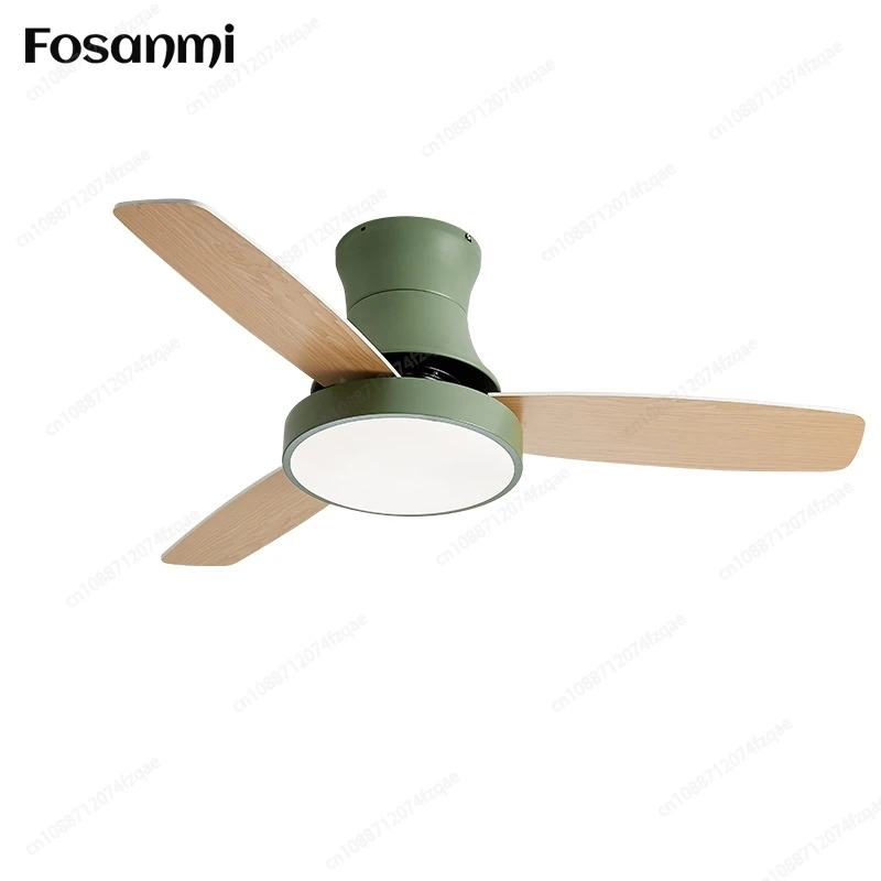 Modern Style Restaurant Living Room Bedroom LED Ceiling Fan Light 35W Inverter Brushless Motor 36/42/48 Inch Ceiling Fan Light