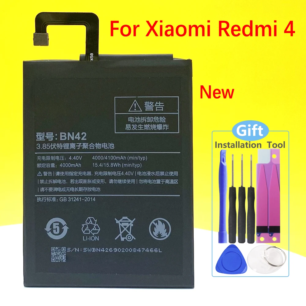 

NEW BN42 Battery For Xiaomi Redmi 4 Smartphone/Smart Mobile phone