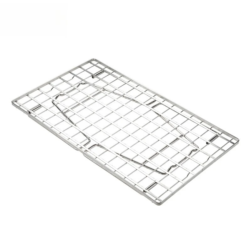 

Stainless steel lightweight storage table outdoor picnic camping lightweight multi-function portable folding