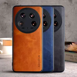 Case for Xiaomi 14 Ultra 15 Ultra 14T Pro coque Luxury Vintage leather Skin Phone cover funda for xiaomi 14 ultra case capa