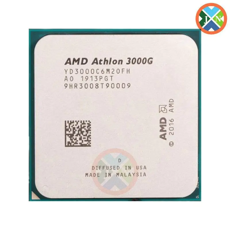 

Top AMD Athlon 3000G X2 3000G 3.5 GHz Dual-Core Quad-Thread CPU Processor YD3000C6M2OFH Socket AM4