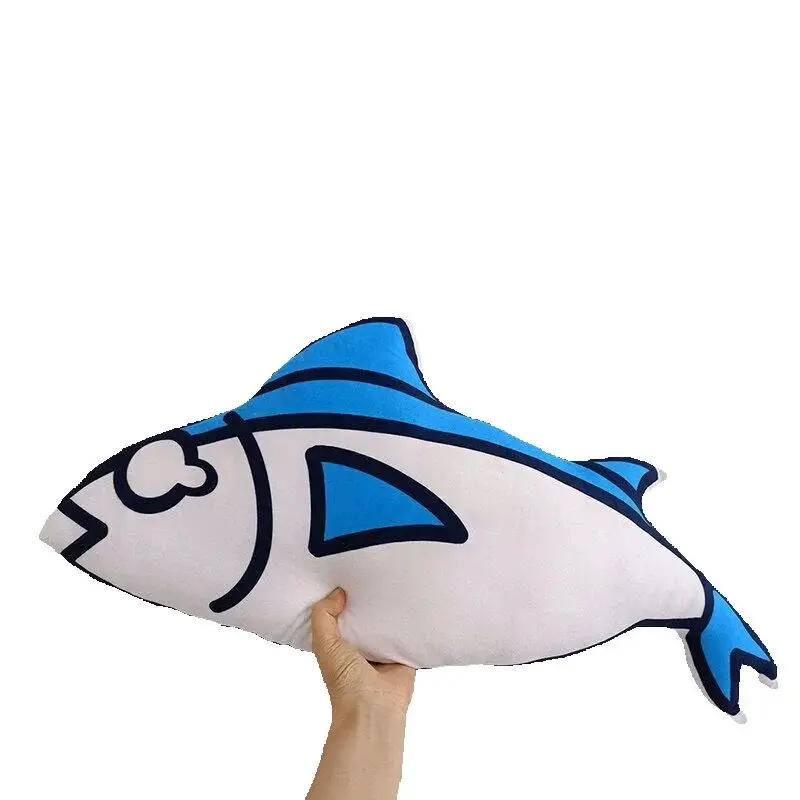 

60CM Funny Big Yellow Croaker Plush Toy a Waist Cushion Doll for Catching Fish at Work Gift for Children on Festivals Birthday