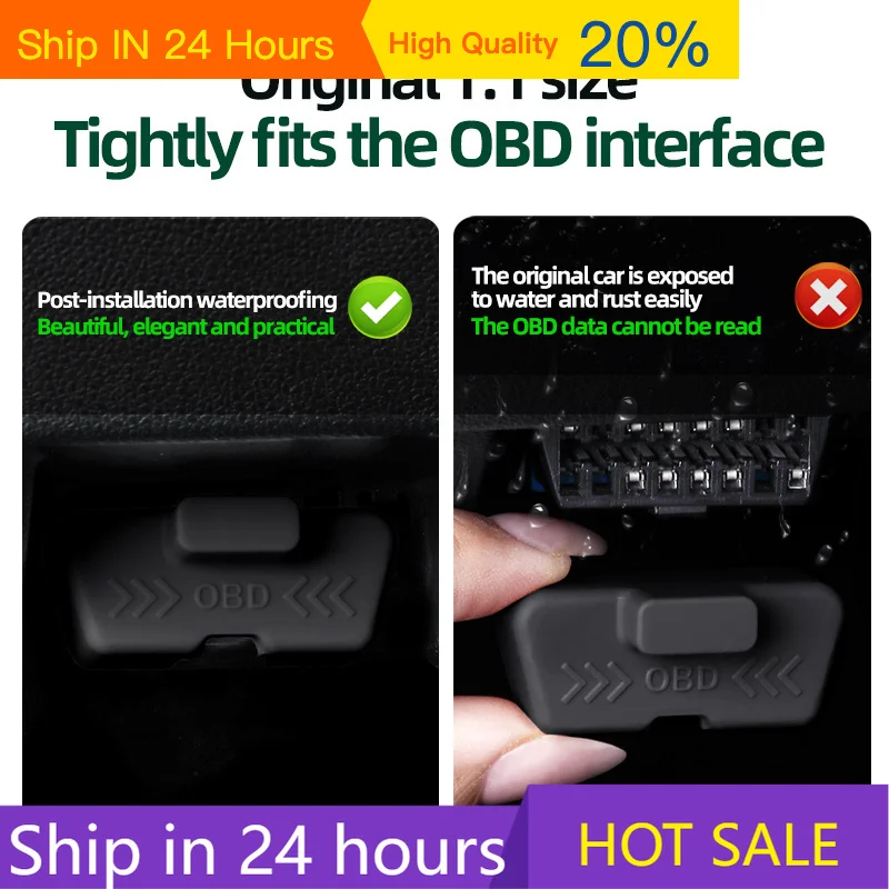 For ZEEKR 001 009 007 X 7X Car Computer diagnostic interface OBD silicone protective cover dust cover