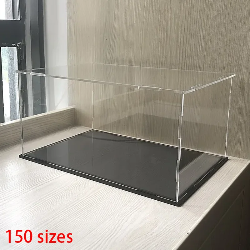 

Acrylic Display Case for Collectibles Clear Acrylic Box Alternative Glass Case for Action Figures Home Storage & Organizing Toys