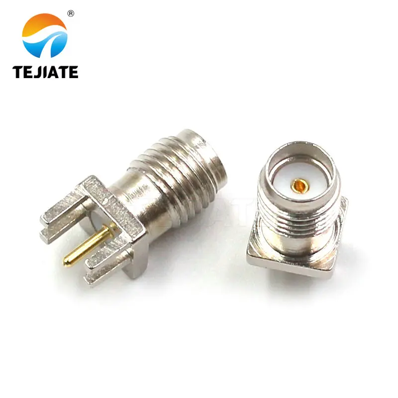 SMA 암 SMA-KE 외부 스레드 내부 구멍 니켈 도금 안테나 베이스 스트레이트 커넥터, 8mm, 10mm, 5 개