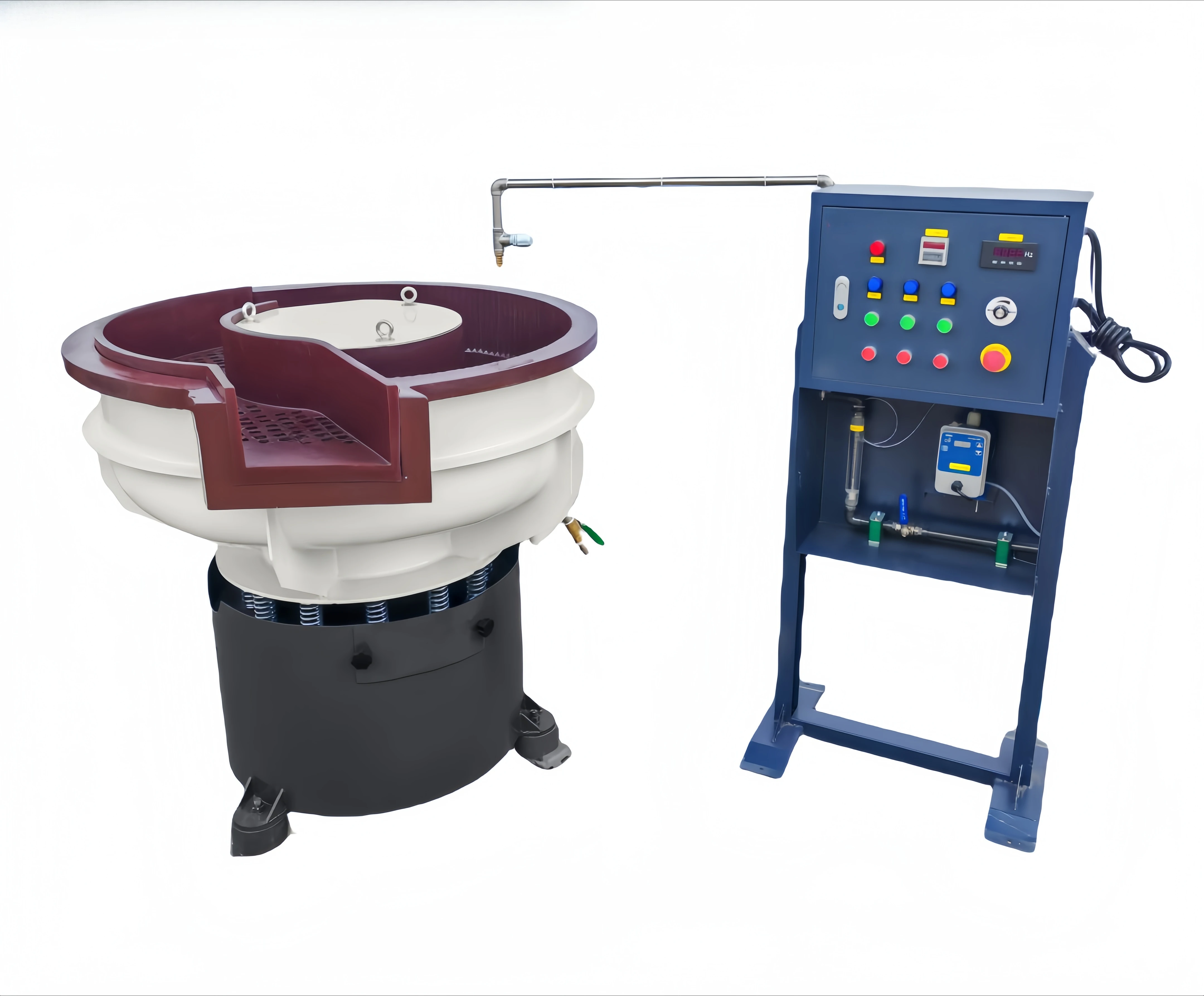 60l 80l 150l Vibration Wheel Polishing Grinding Deburring Machine