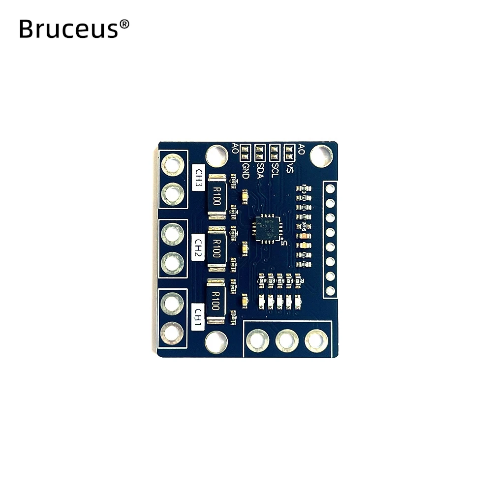 INA3221 I2C Modul Sensor Monitor Tegangan Arus Tiga Saluran SMBUS Arduino