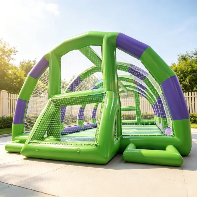 Portable Airtight Inflatable Football Pitch Arena Inflatable Soap Football Field Tent Inflatable Football Court Sport Arena