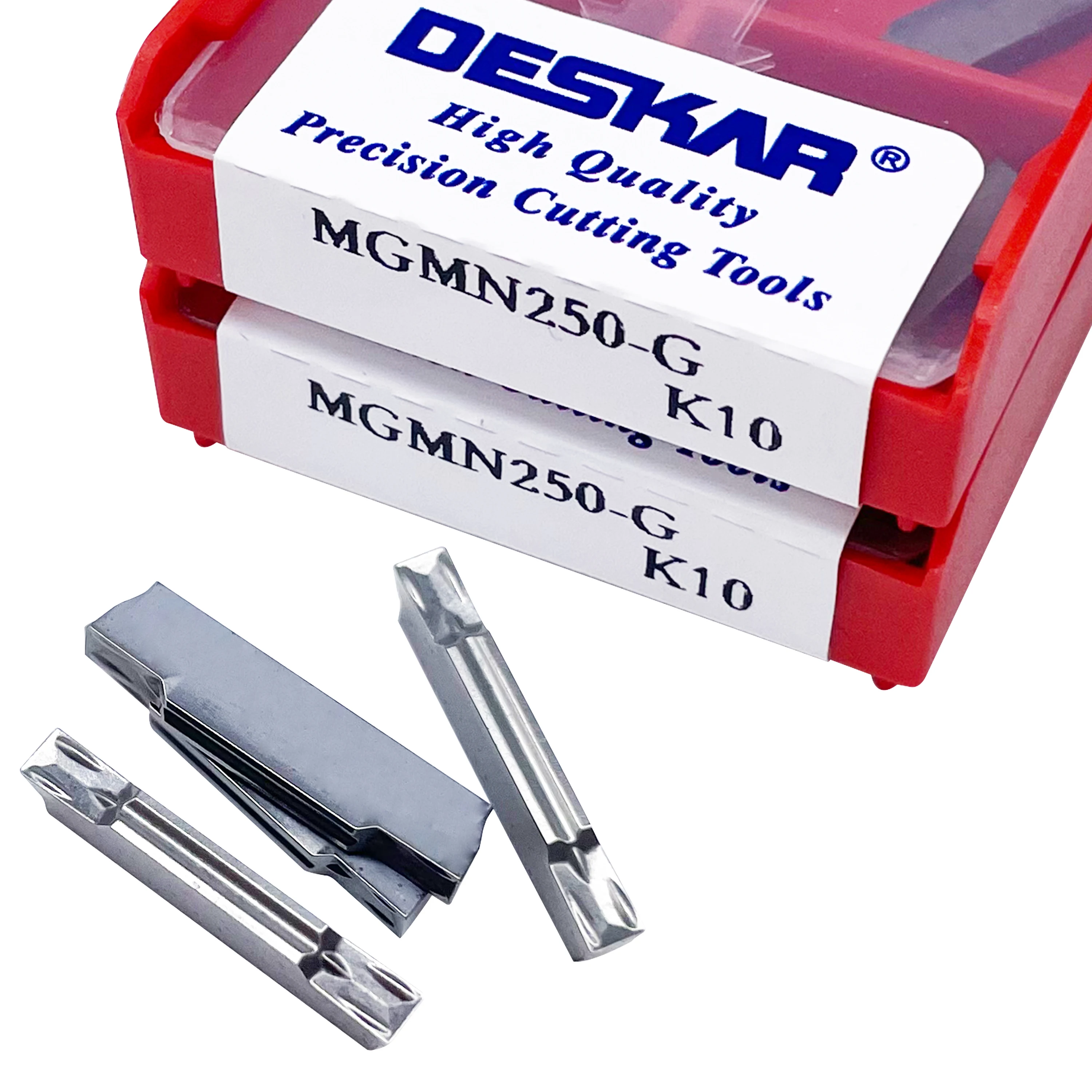 DESKAR MGMN150-G 200-G 250-G MGMN300-M MGMN400-M 500-M K10 CNC Grooving Turning Tool Carbide Inserts Cutter Cutting For Aluminum