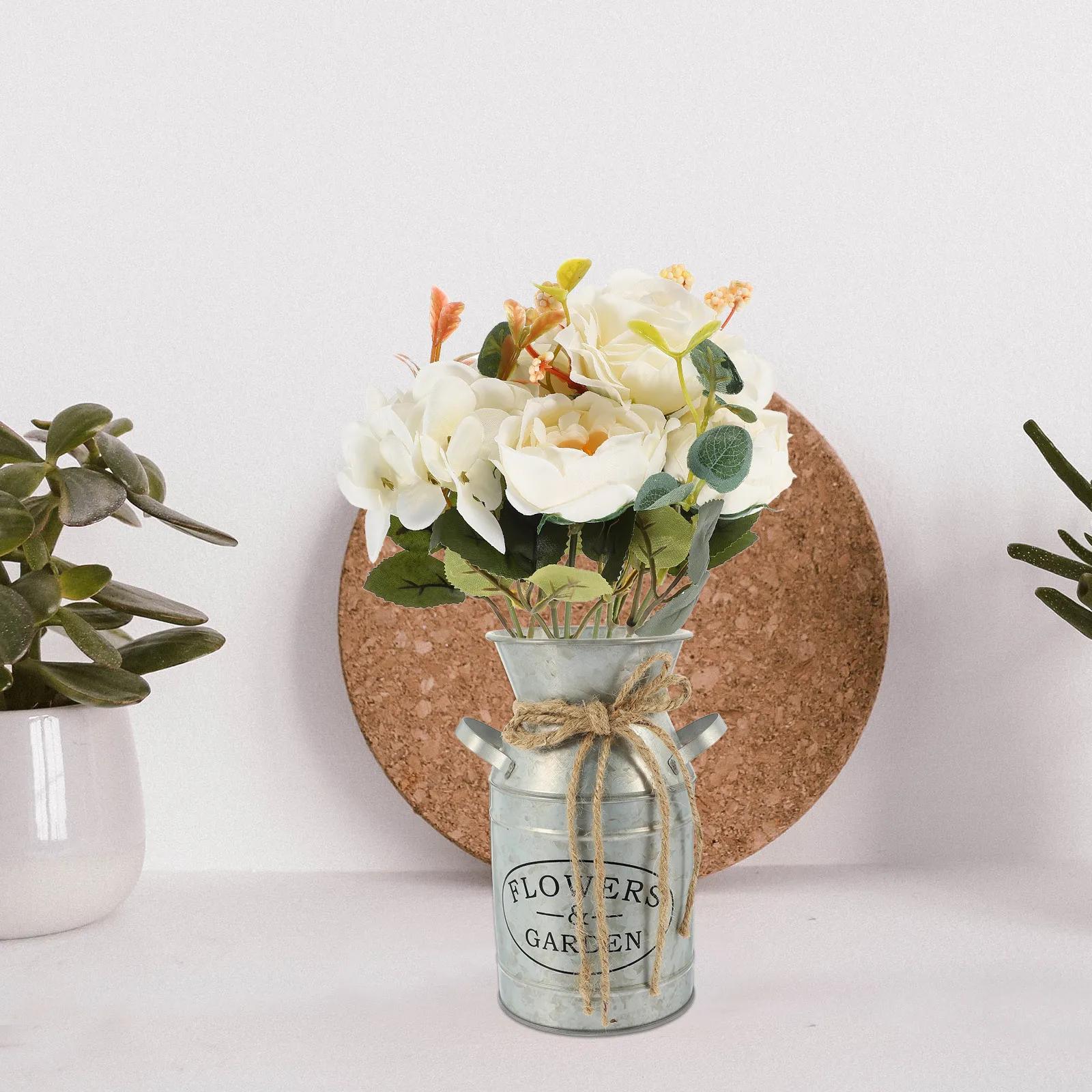 

Realistic Artificial Flower Bouquet Aesthetic Faux Flowers for Home Decor Vibrant Silk Plants for Indoor Outdoor Floral