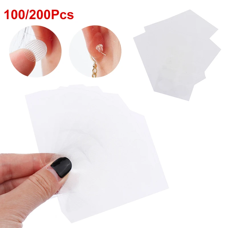 100/200Pcs Invisible Ear Lift For Ear Lobe Support Tape Perfect For Stretched Ear Lobes And Relieve Strain From Heavy Earrings
