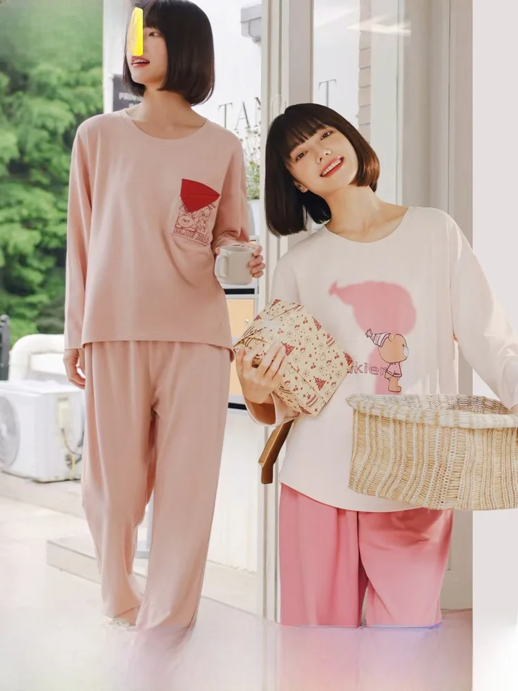 automne-hiver-duvet-d'oie-spwear-femmes-longue-sve-crew-ne-doux-plu-maison-vetements-dessin-anime-mignon-sle-fce-double