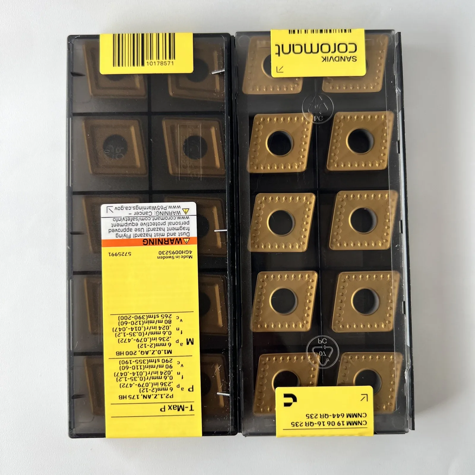 

SANDVIK / CNMM190616-QR 235 / Оригинальные шведские твердосплавные пластины, 10 шт.