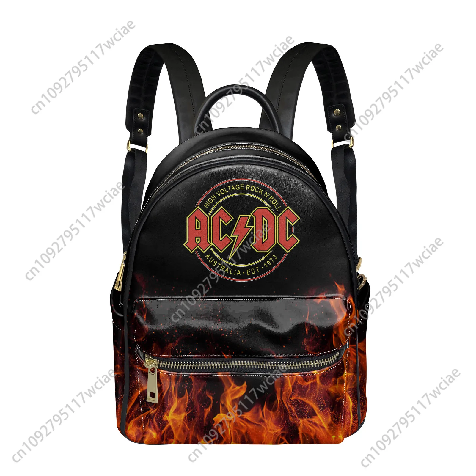 

Рюкзак A-AC, женский и мужской винтажный рок D-DC, модная двойная сумка для отдыха, сумка для деловых поездок, рюкзак, подарочный рюкзак