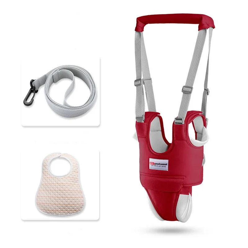 Cintura da passeggio per l'apprendimento del bambino Girello per bambini Corda per bambini Ragazzo Ragazza Sedile da passeggio Cintura anticaduta Artefatto per corda di trazione per bambini a doppio uso