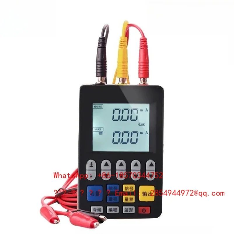 2026     Handheld Signal Generator with Passive Current 4-20mA Voltage Resistance Pt100