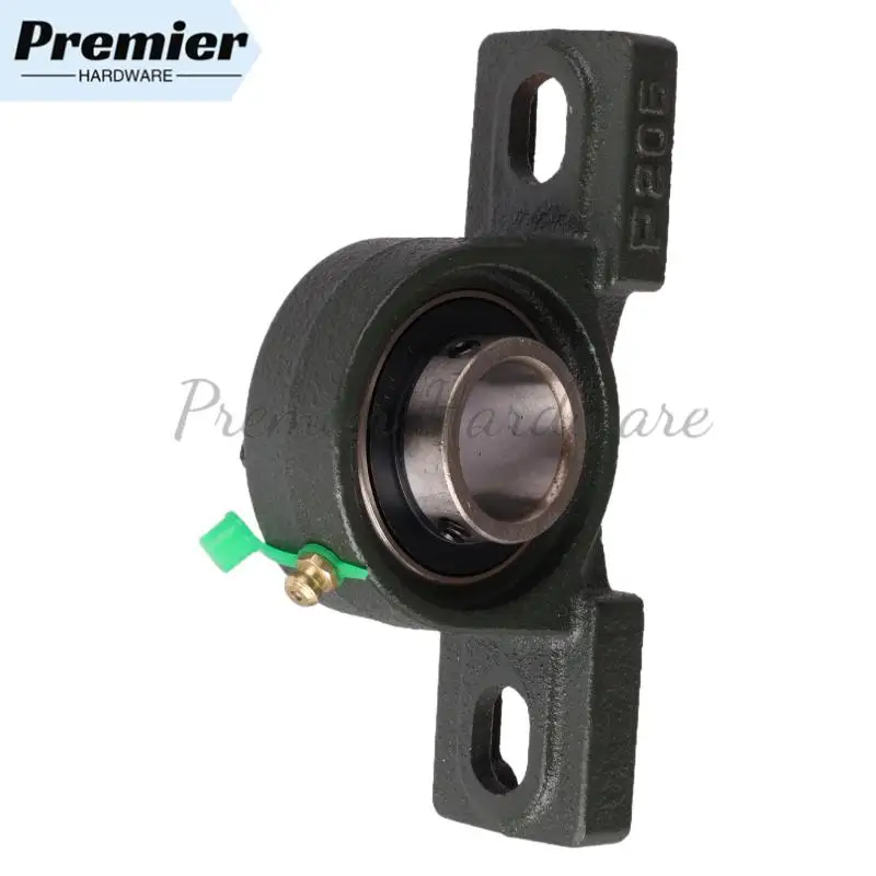 Almofada de rolamento de esferas com parafuso duplo de furo de 20 mm: assento de suporte de eixo autoalinhante UCP205