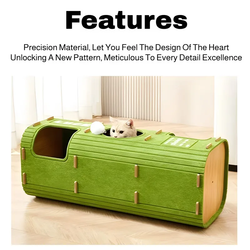 Multi-Layer Cat Nest Cat Climbing Frame Integrated Closed Security Cat Sleeping Nest Scratch-Resistant Wear-Resistant Four-Seas view 3